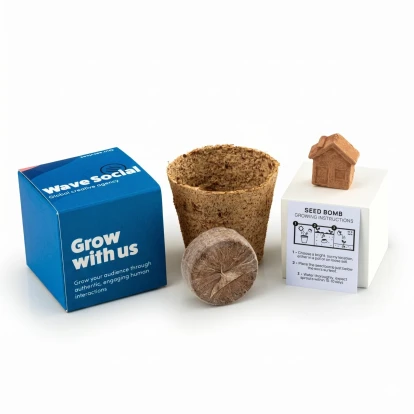 House Shaped Seed Bomb Kit (Fully Printed Box)