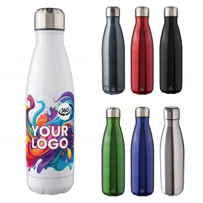 Recycled Stainless Steel Single Walled Bottle 650ml
