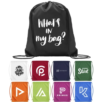 Drawstring Polyester Backpack