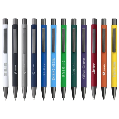 Soft Touch Recycled Aluminium Ballpen