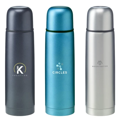 Recycled Double Walled Steel Flask 500ml