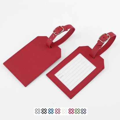 Rectangle Luggage Tag, finished in Como