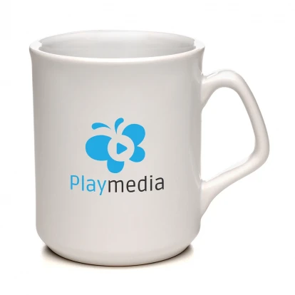 Sparta White Gloss Finish Mug