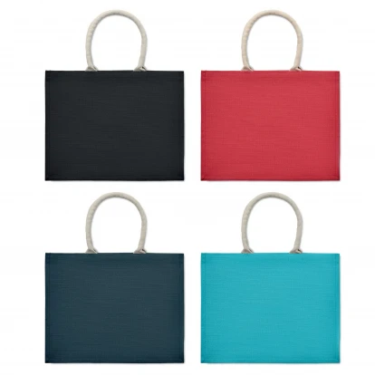 Jute Bag With Cotton Handle