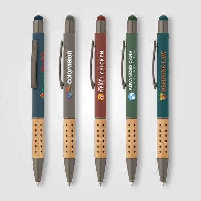 Bowie Bamboo Grip Stylus Pen
