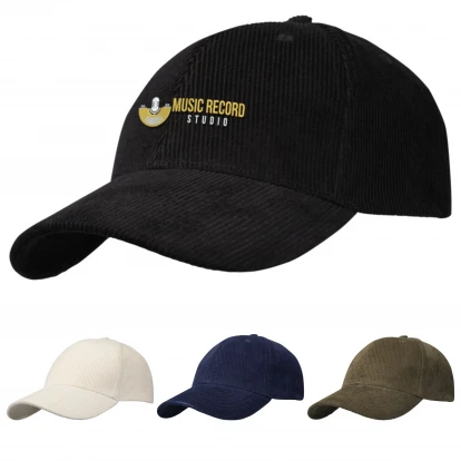 Hutton 6 Panel Recycled Corduroy Cap