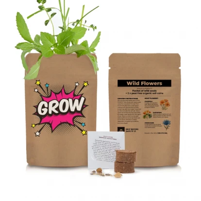 Flower Pouch - Kraft