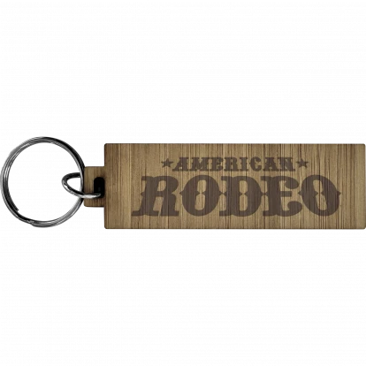 Orana Bamboo Keyring (Rectangle-Long)